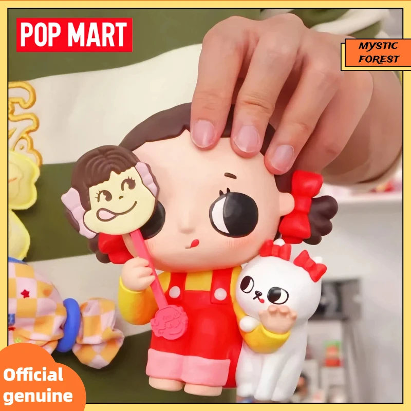

POP MART Original Nyota&Peko Figure Collectible Model Ornaments Desktop Home Decor Trendy Toys Gifts Blind Boxes