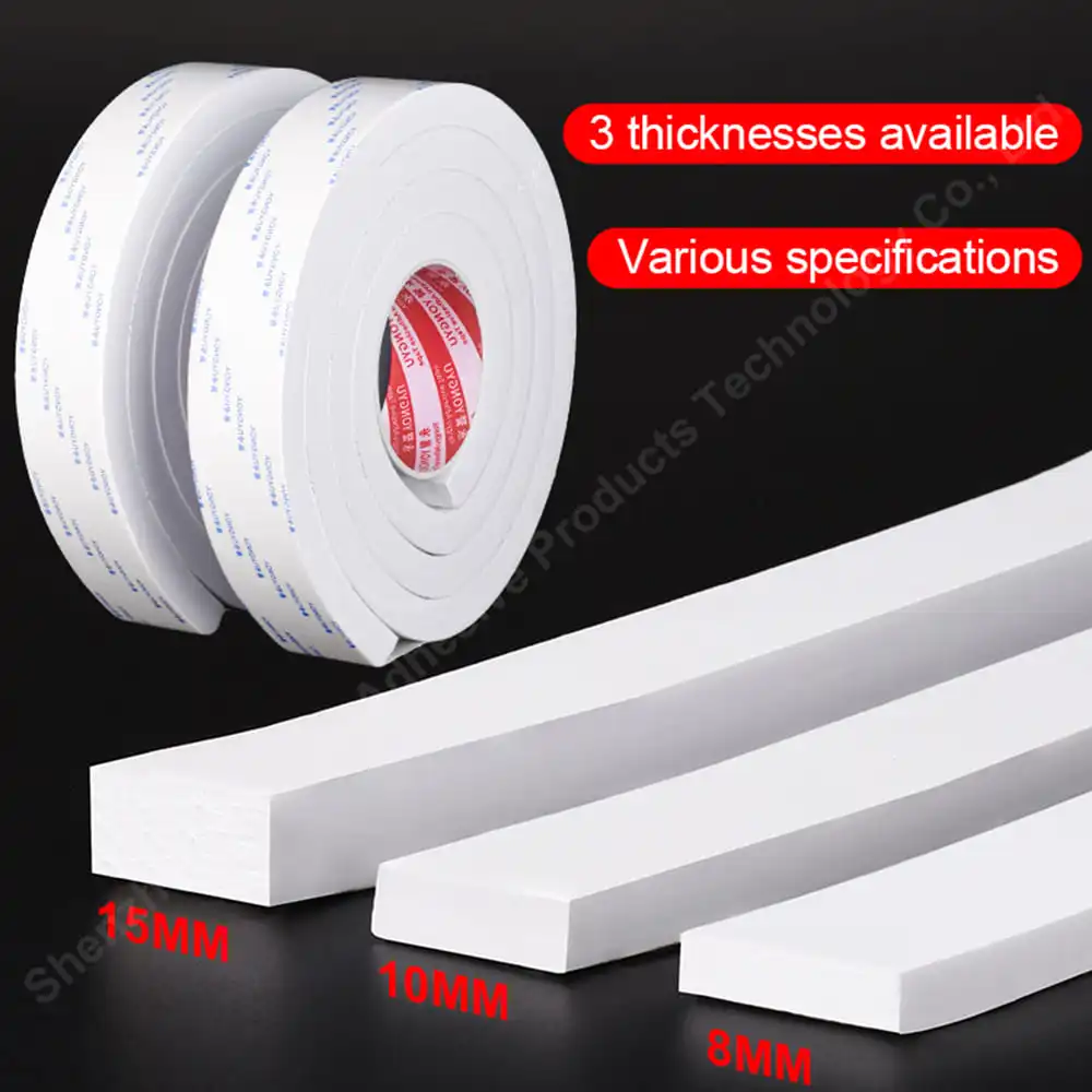 EVA Foam Tape Self-adhesive Shockproof Moisture Proof Preservative Single Sided Tape Seal Friction Protection Foam Adhesive Tape