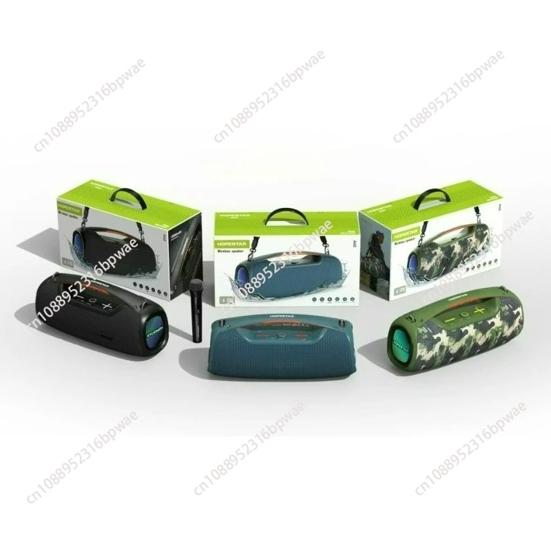 HOPESTAR-A60 Беспроводная Bluetooth-колонка высокой мощности 100 Вт Большой объем Открытый портативный водонепроницаемый