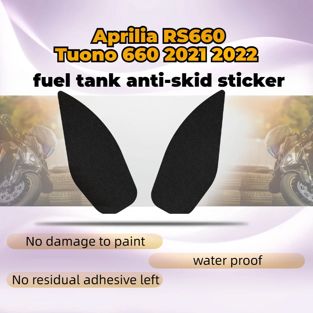 For  Aprilia RS660/Tuono 660 2021 2022 Protector Sticker Pad Motorcycle Stickers Anti Slip Fuel Oil Tank Side Knee Grip Decal