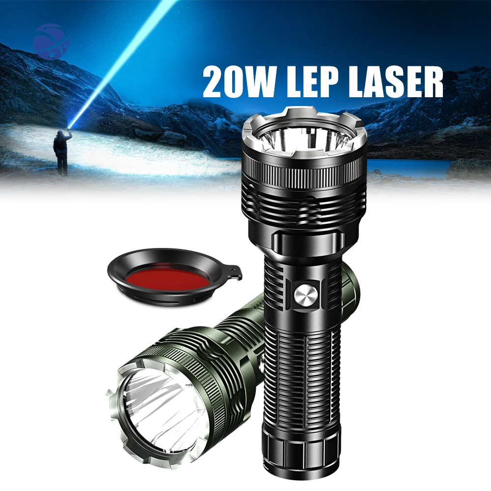 

Yun Yi New Design 2000 Meter High Power 10000 Lumens Portable White Laser Torch Flashlight