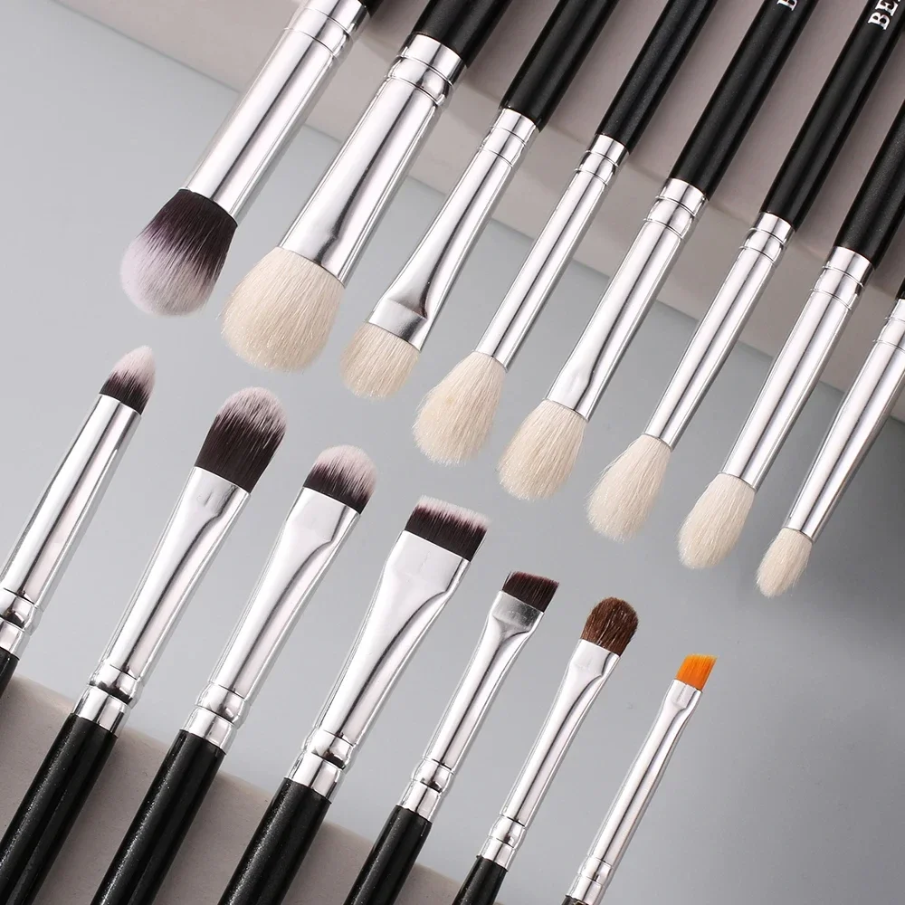 Black 5Pcs Makeup Brushes Natural Synthetic Hair Eyeshadow Blending Eyeliner Makeup Brush Set  makeup brush set