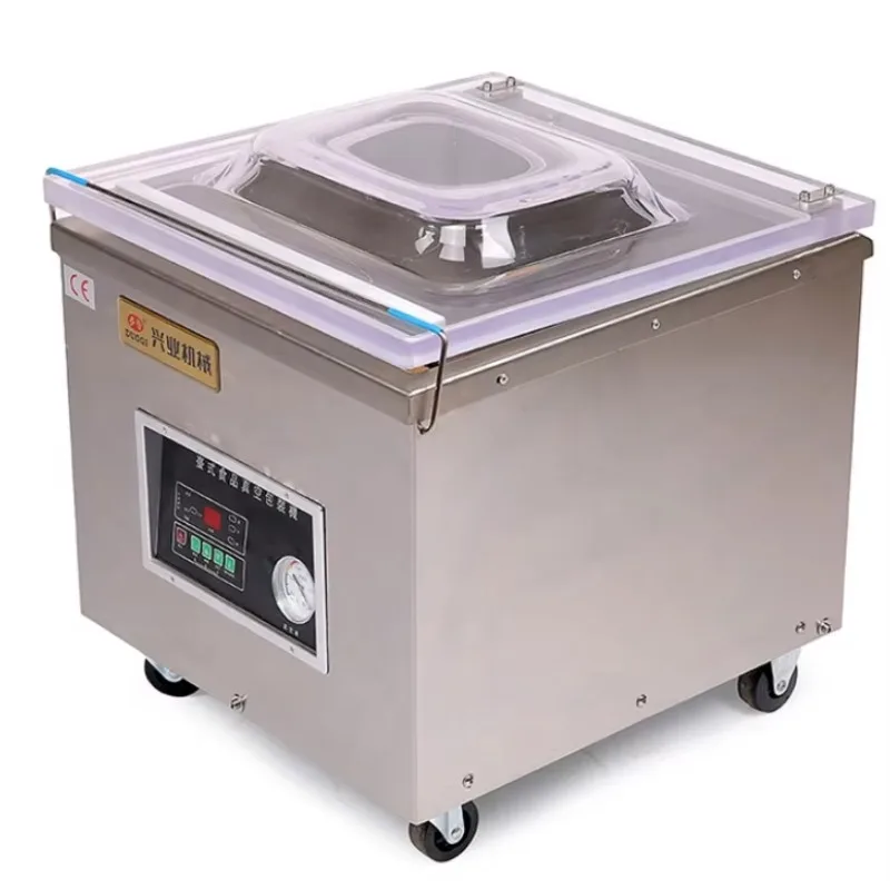 DZ-400 Single Chamber Table Type Automatic Fish Chicken Vacuum Sealer For Workshop Restaurant Home-use