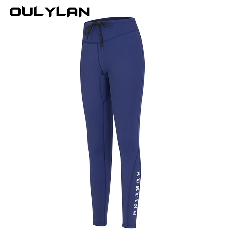 Oulylan 2MM Snorkeling Suit Trousers Cold-Proof Neoprene Diving Suit Pants Swimming Warm Trousers for Diving Surfing Kayaking