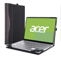 Acer Swift 3 SF314-56 SF314-41 SF314-41G 노트북 케이스 보호 노트북 스킨 슬리브 PU 가죽 분리형 커버