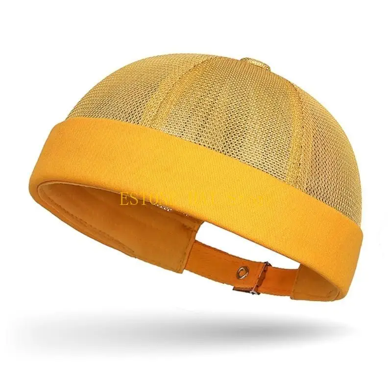 49MF Harbour Hat Brimless Hat Adjustable Hip Hop Hat Breathable Street Wear