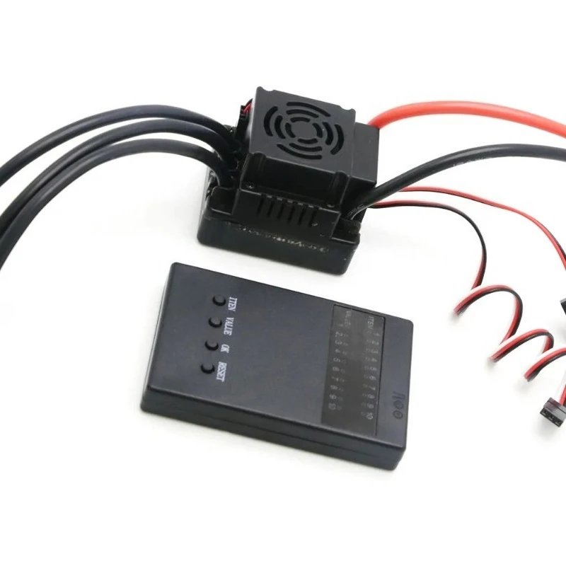 120A Brushless ESC Program Card Set Fit 1:8 RC Vehicle Model Electronic Speed Controller Replacement Accessories