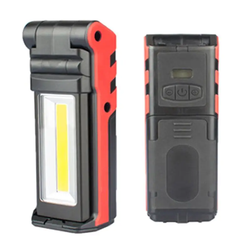 USB Rechargeable Di Super Bright COB LED Working Light With Magnetic Base & Hook Automotive maintenance lights
