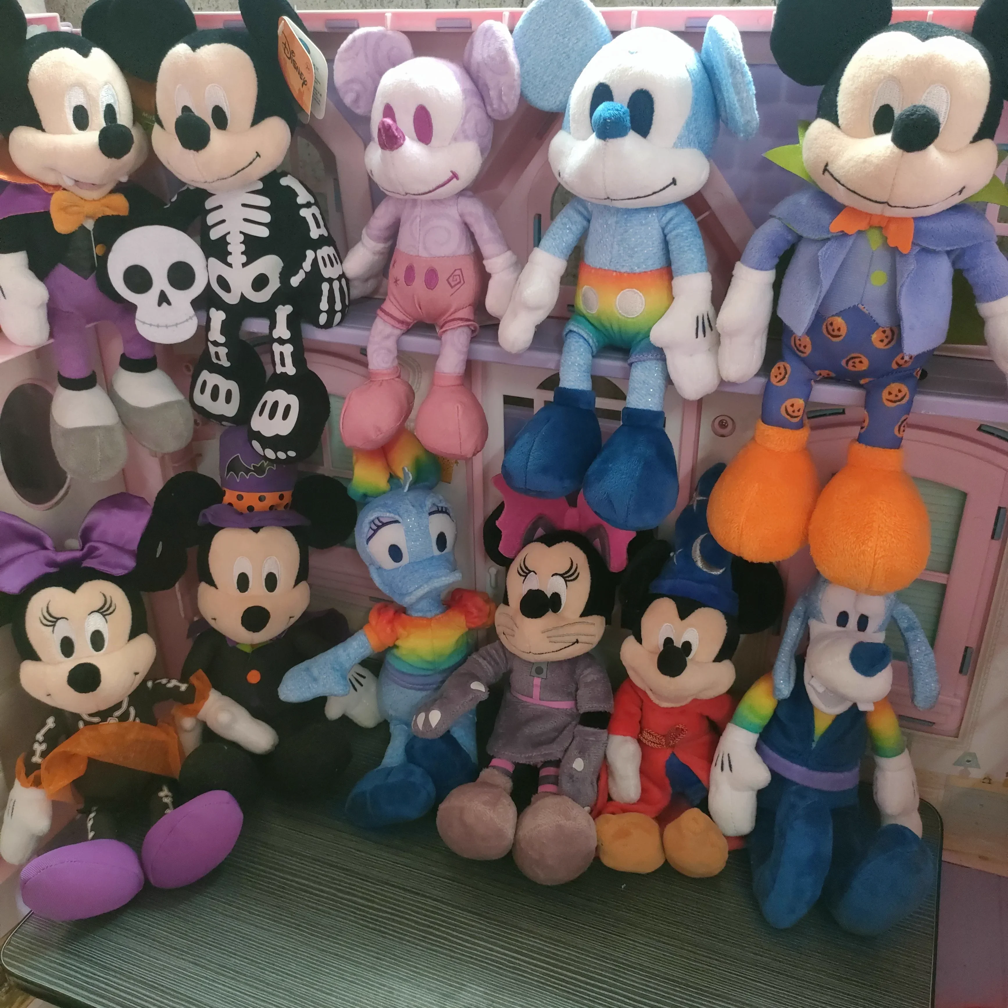 Cartoon Mickey, Minnie, Donald Duck, and Goofy Plush Toys, Doll Collectible Gifts