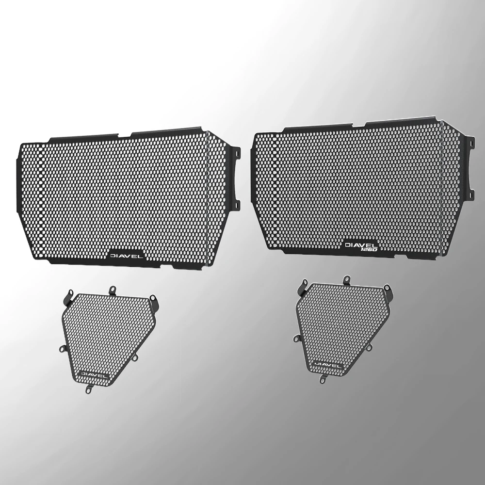 

FOR Ducati Diavel 1260 1260S 2019 2020 2021 2022 2023 2024 2025 Radiator Grill Guard Protection Oil Cooler Cover Protector