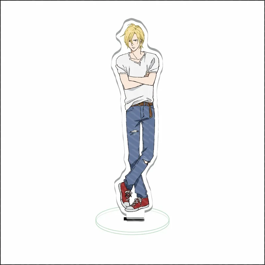 BANANA FISH Anime Figure Ash Lynx Cosplay Acrylic Stands Okumura Eiji Model Plate Desk Decor Prop Christmas Gift Fans Collection