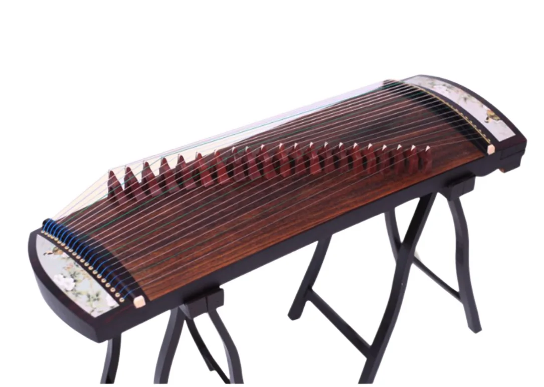 

Small Guzheng 1M Portable Guzheng 21 Strings with full set of accessories