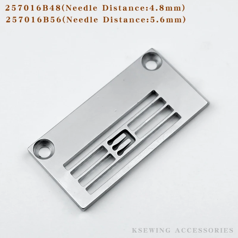 257016B48 / 257016B56 Needle Plate Fit Pegasus W562/W644 Industrial Interlock (Flatlock) Sewing Machine Throat Plate