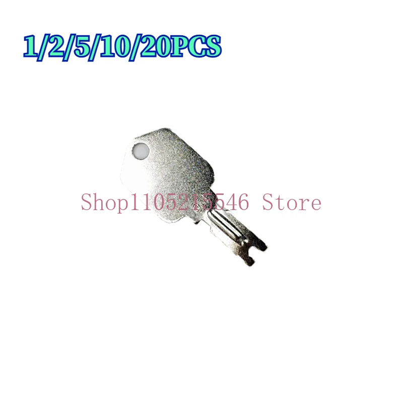 1/2/5/10/20PCS For 166 186304 Forklift Key For Heavy Duty Equipment Keys For Excavator Backhoe Starter A214062 5133504