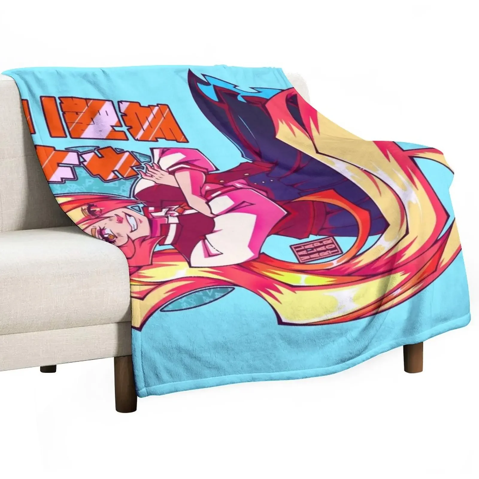 

It's Saki! Throw Blanket Flannel Blankets Sofas Of Decoration Furry Travel Blankets