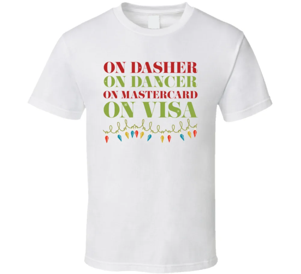 

Футболка On Dasher, Dancer Mastercard и Visa