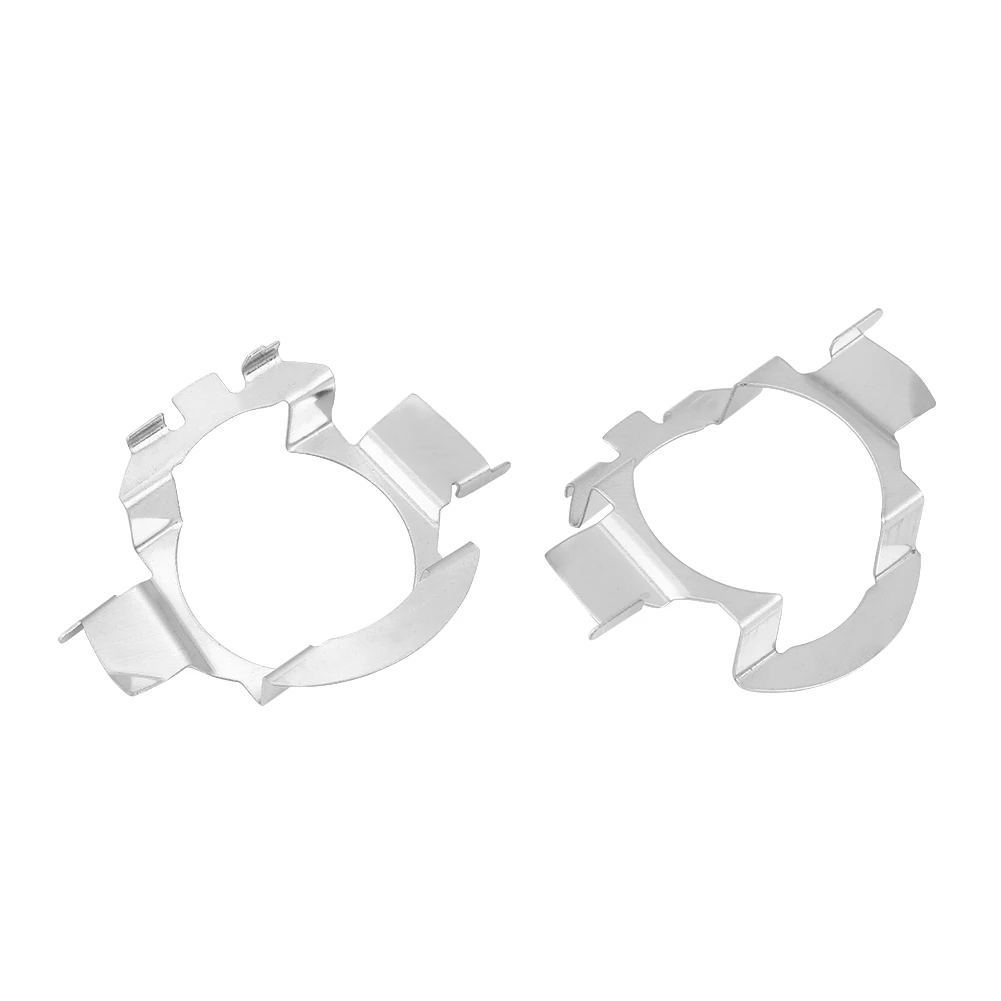 1 Pair H7 LED Headlight Adapter Retainer Holder for  H7 LED Adapter H7 LED Headlight Adapter Headlight Adapter LED Retainer