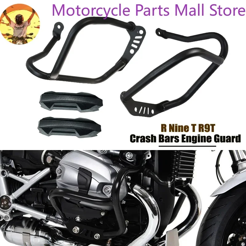 

RNINET Engine Guard Crash Bars Bumper Protector For BMW R NINET R Nine T R9T Racer Scrambler Pure Urban 2014-2023 2019 2020