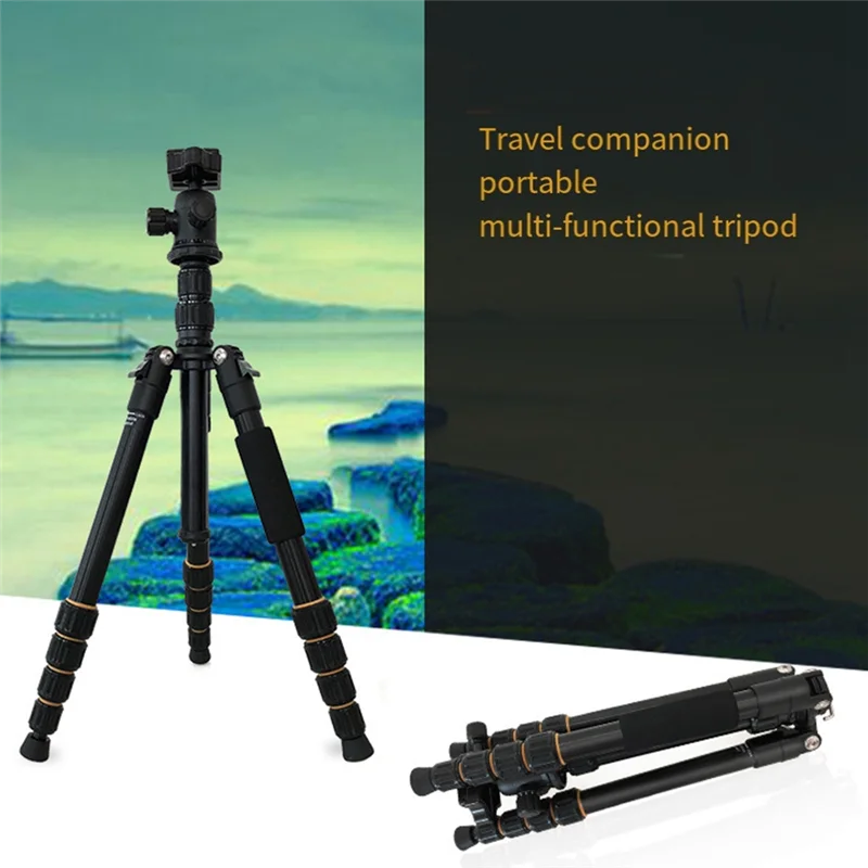 

【Top Picks】DSLR Camera Lightweight Travel Tripod With 360° Ball Head Fit For Canon/Sony/Nikon
