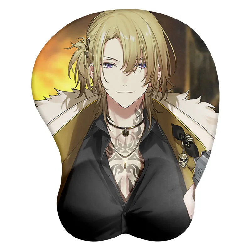 

Cartoon Luca/Vox Chest Sexy MousePad Love of Light and Night 3D Mouse Pad Gaming Accessories Mouse Mats