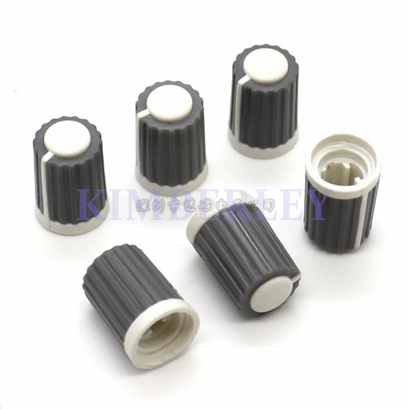 

20 шт. 12,5*18 мм пластиковая ручка D-образная ручка 270 ° Крышка ручки Ручка потенциометра Крышка ручки регулировки громкости