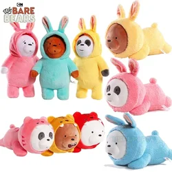 We Bare Bears Plush Toys Dress Up Tiger & Rabbit- Authentic and Adorable Stuffed Animals for Kids and Collectors