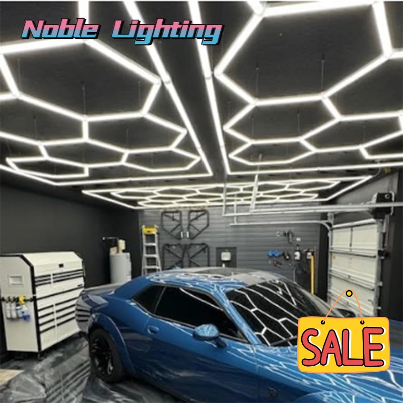 

Customized Full Ceiling Professional Auto Repair Light Honeycomb LED Ceiling Workshop Car Wash Beauty Cold White Office Hotel