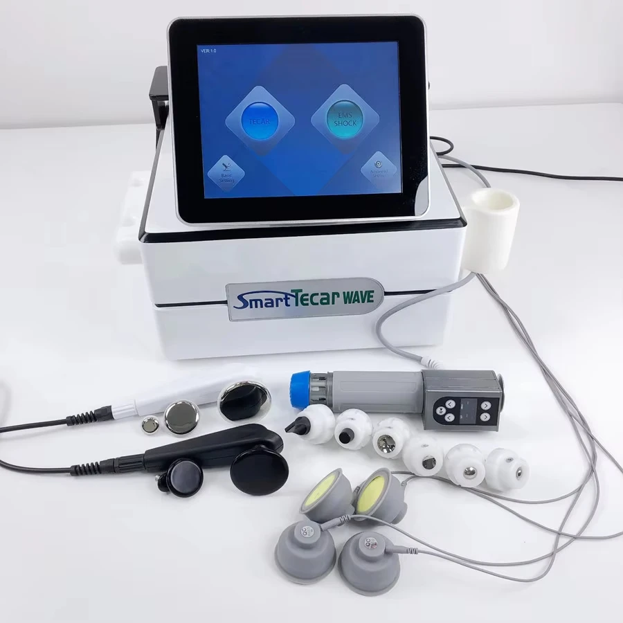 New 3 in1 ES Shockwave CET RET Smart Tecar Therapy Pain Relief Shock Wave ED Treatment Multi-Function Equipment