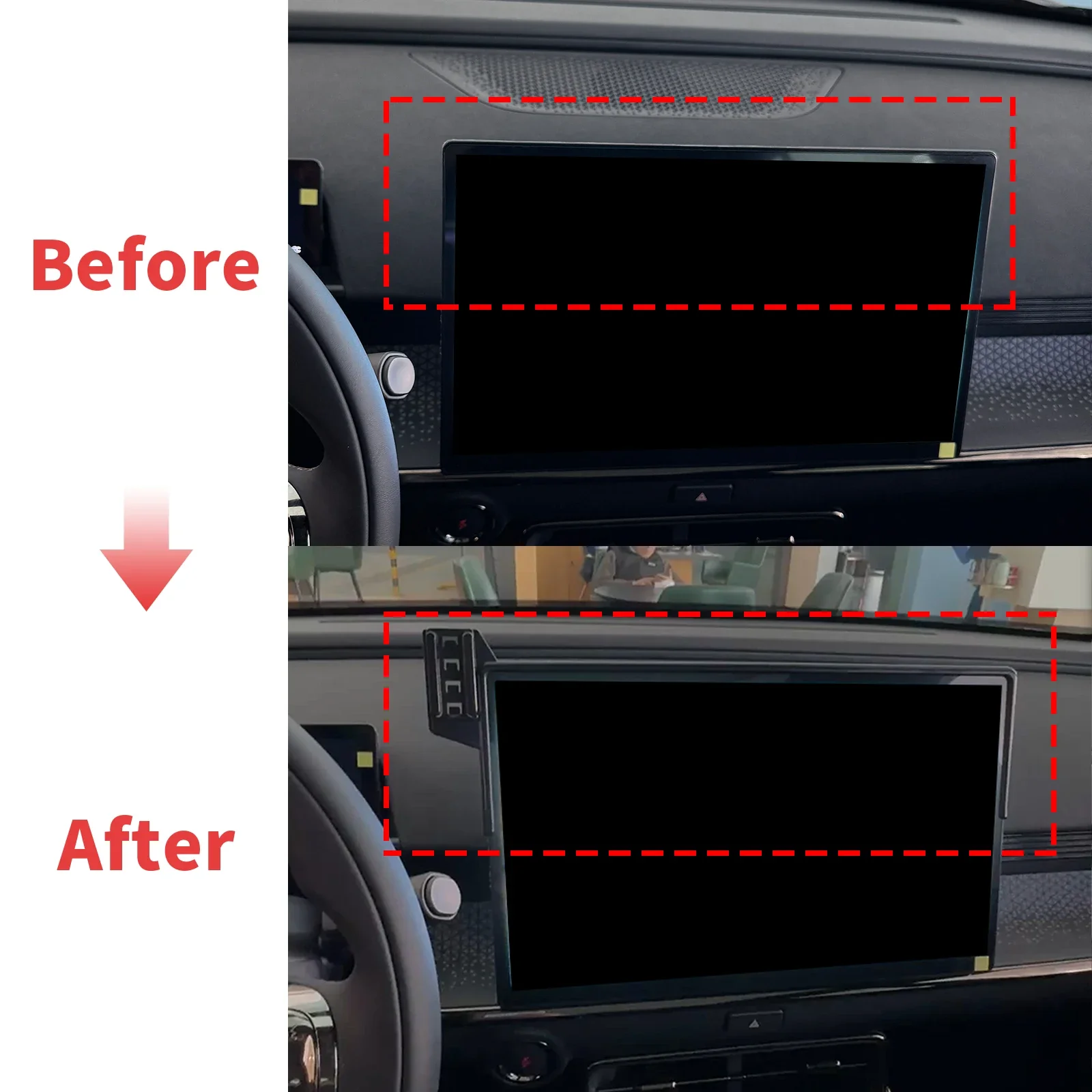 fit for Toyota BZ3X ​​Custom Fit Phone Holder Mount Dashboard Screen Base No Drill Car​​ accessoires