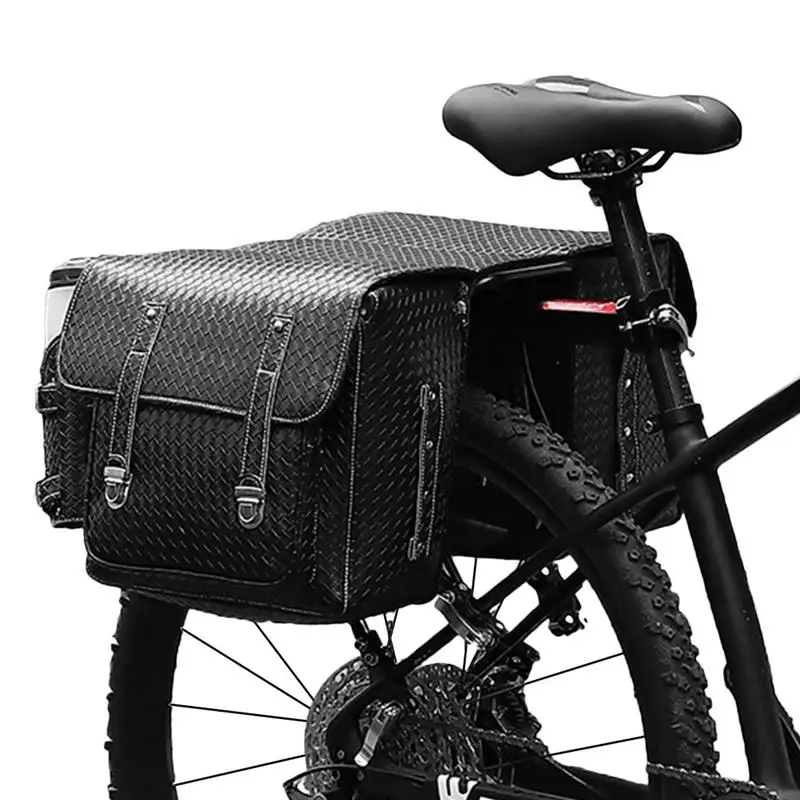 

Bicycle Rack Saddle Bags Waterproof Bike Frame Bag Bike Baskets For Adult Bikes 20L High Capacity Bike Bags For Bicycles Rear