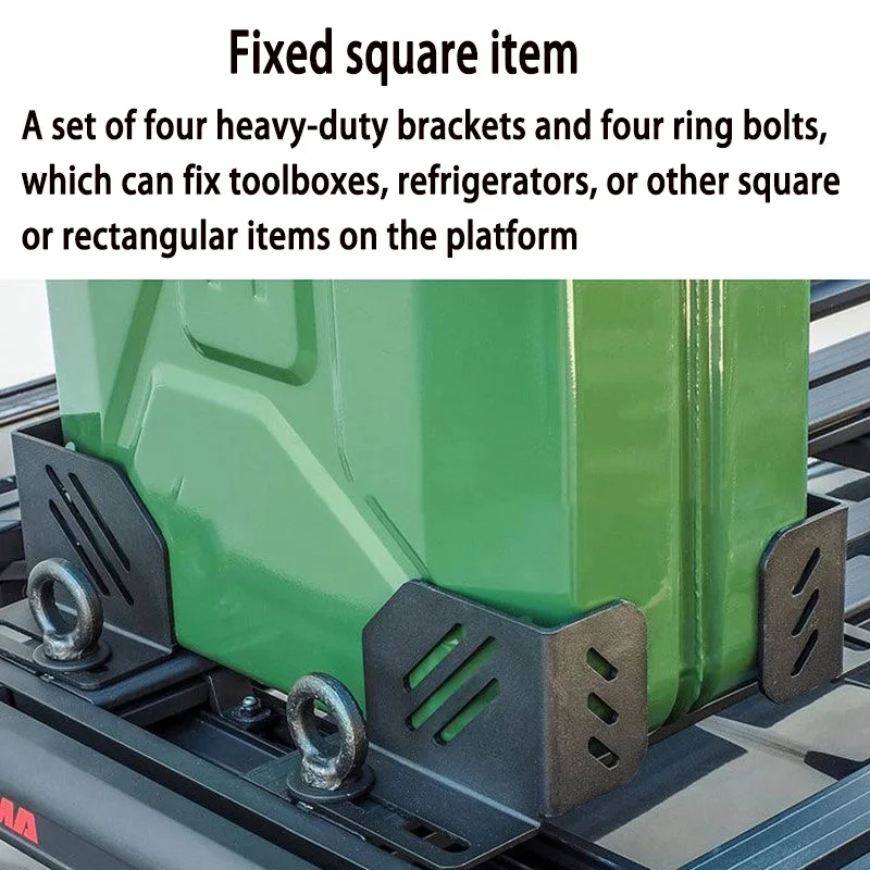 Suitable For Off-road Roof Luggage Rack Fixed Equipment Box Bracket Storage Box Limit Bracket Platform Fixator Modification