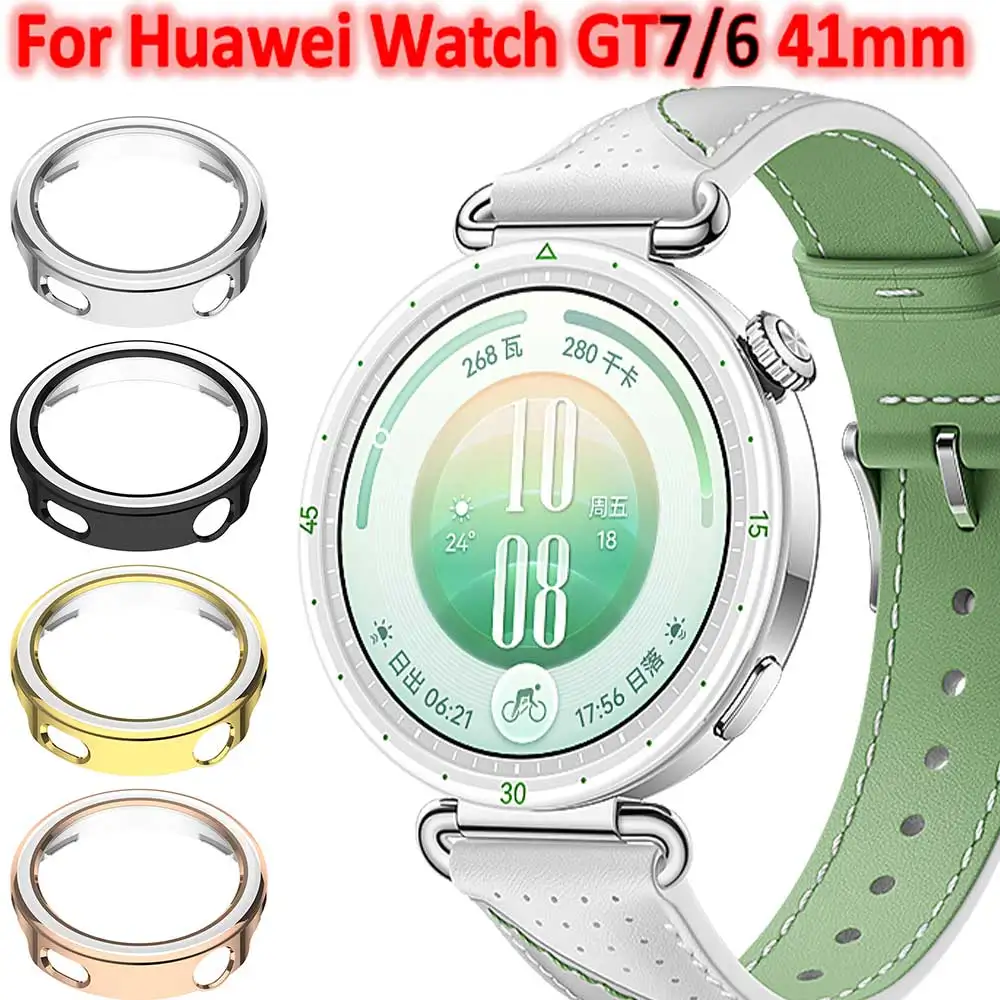 Screen Protective Case For Huawei Watch GT 7/6/5 41mm Hollow Cover Bumper For Huawei GT7 41mm Smartwatch Shell Frame Accessories