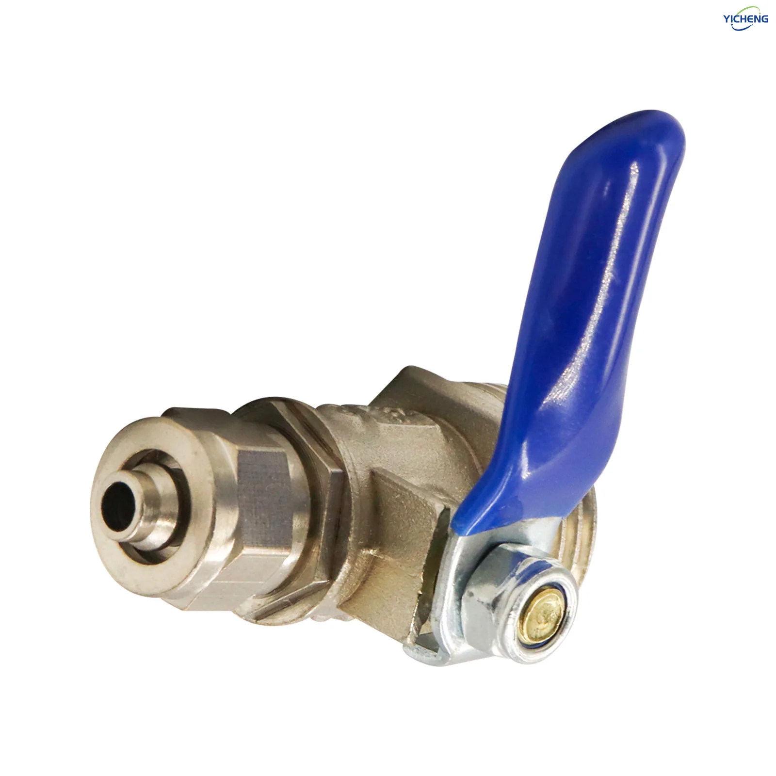 

YICHENG PNEUMATIC Male Hose Quick Twist Connector Ball Valve Hand Shut Off Pneumatic Air Fitting（Pack of 5）