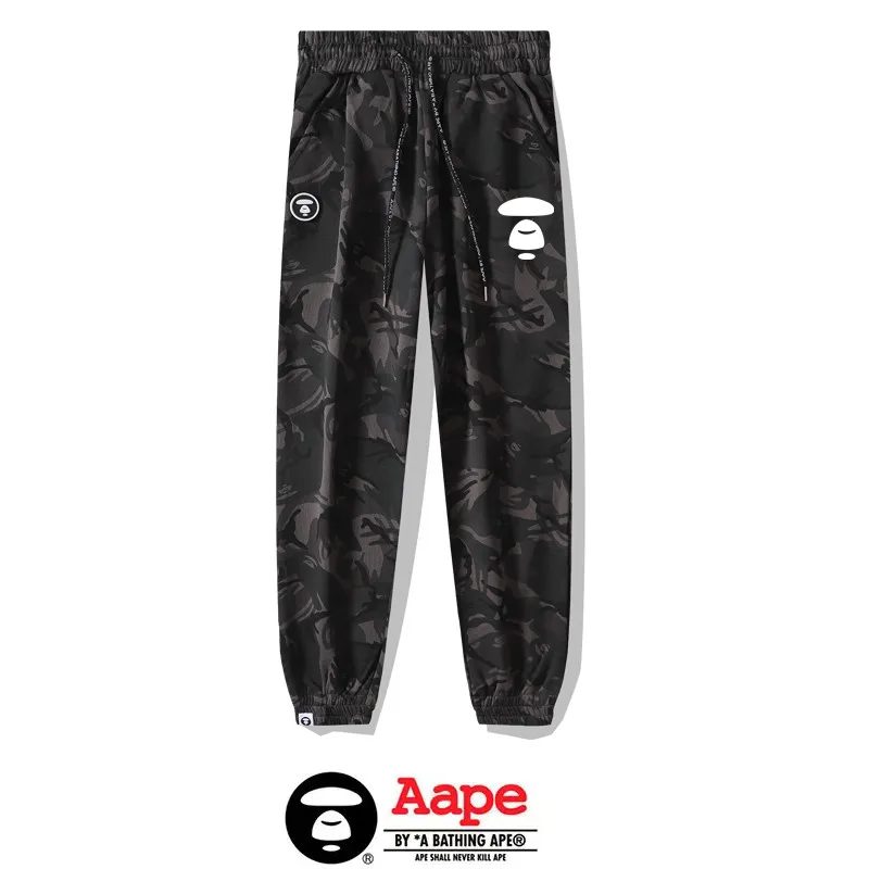 

New Aape Men's Sports Pants Spring Autumn Male Loose Hip Hop Running Training Casual Pants Fashion Trousers