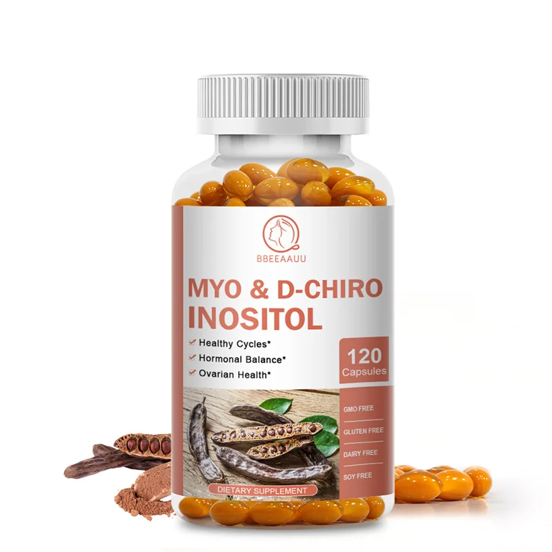 Myo-Inosito & D-Chiro Inositol Fertility Supplement Hormone Balance for Women Ovarian Function Health Regulate Menstrual Cycle