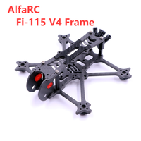 AlfaRC Fi-115 V4 2.5 Inch 115mm Toothpick Frame Kit RC Drone FPV Racing Quadcopter Support 1103 1104 1206 Motor Propeller