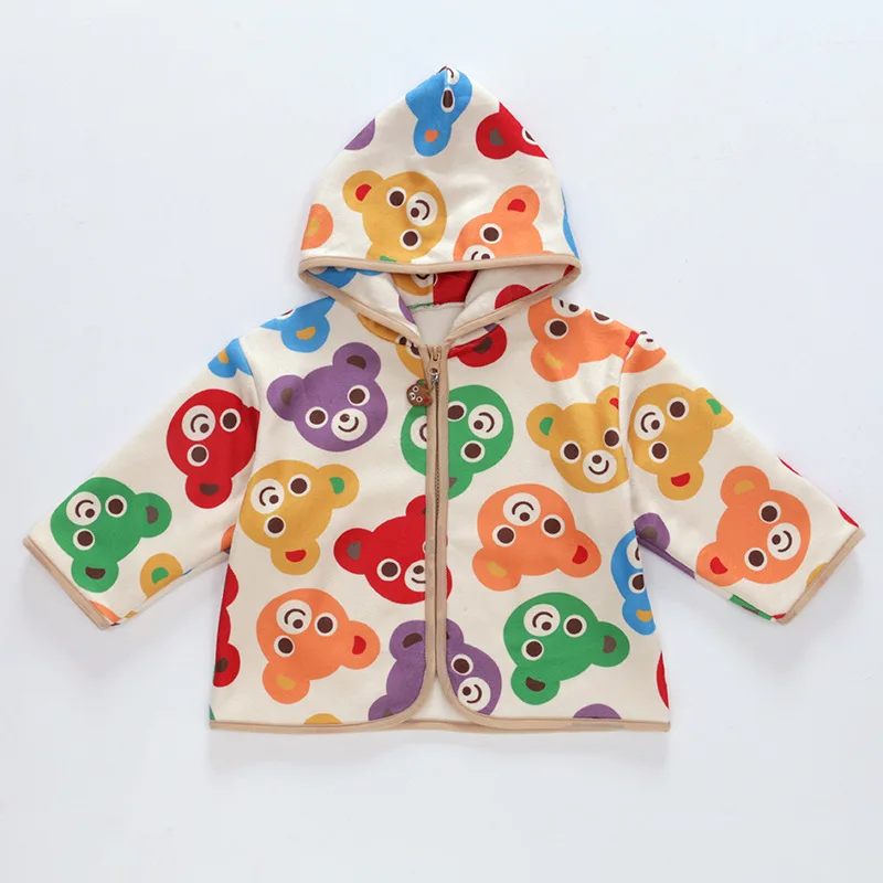 Japanese Boys Jackets Fleece Warm Jacket Casual Coat Baby Clothes Kids Outerwear Girls Coats Baby Boy Winter Clothes Jaqueta