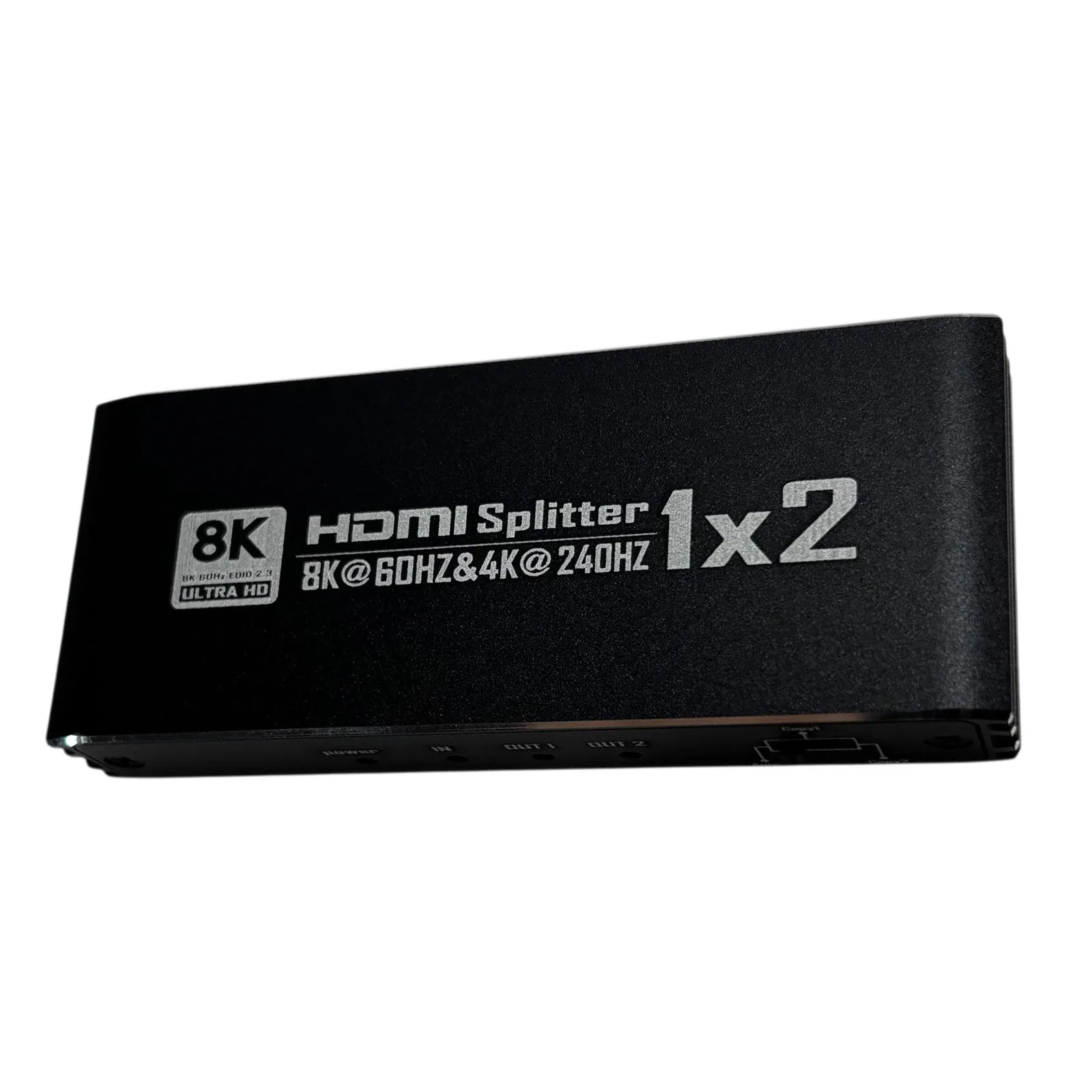 8K60Hz 1 To 2 Splitter 1 IN 2 Out Display Splitters 4K120hz 1080P Video Distributor for PS5 Laptop PC TV Monitor Projector
