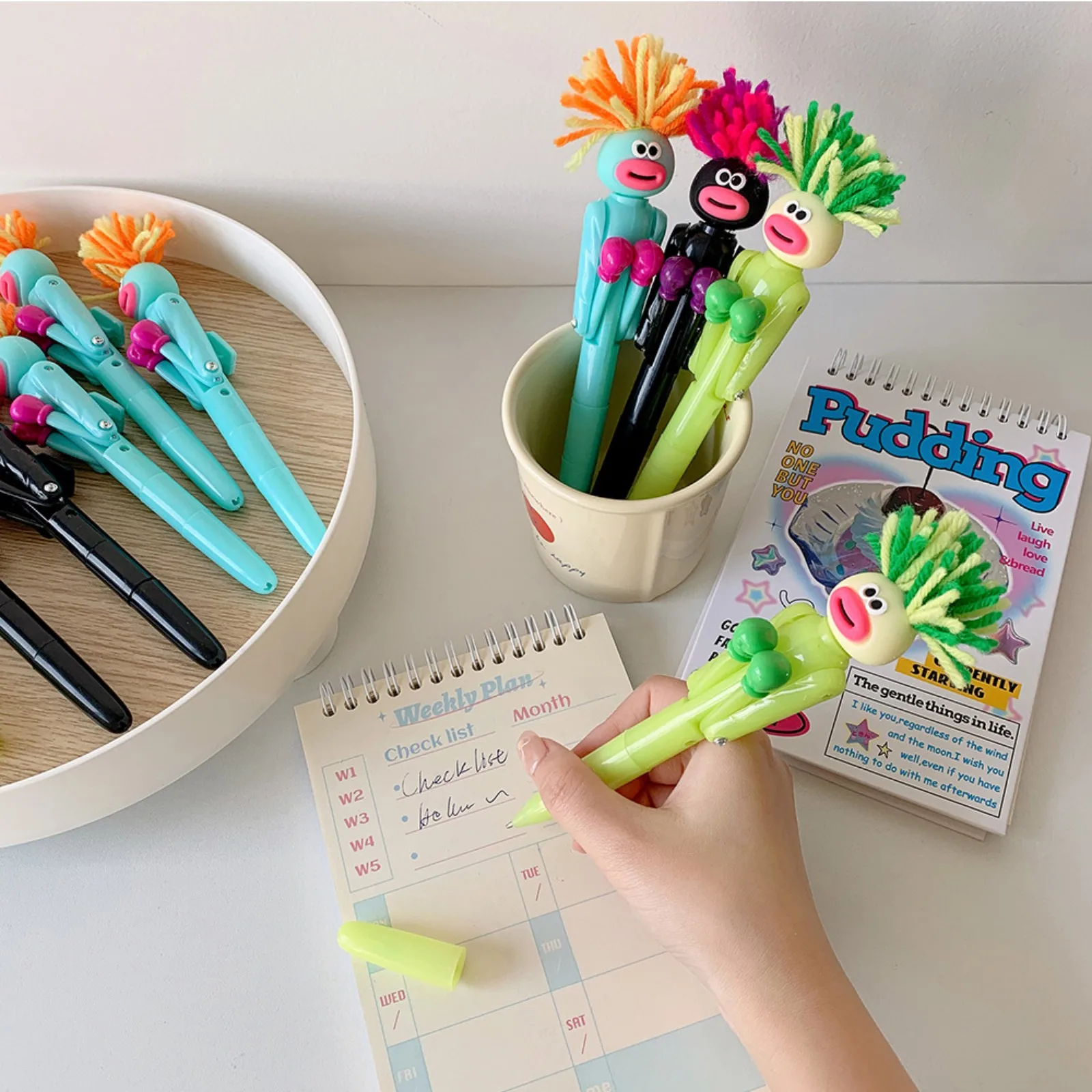 

Creative and Quirky Smooth Writing Ballpoint Pen Cute Cartoon Colorful Writing Tools Creative Stationery Gift