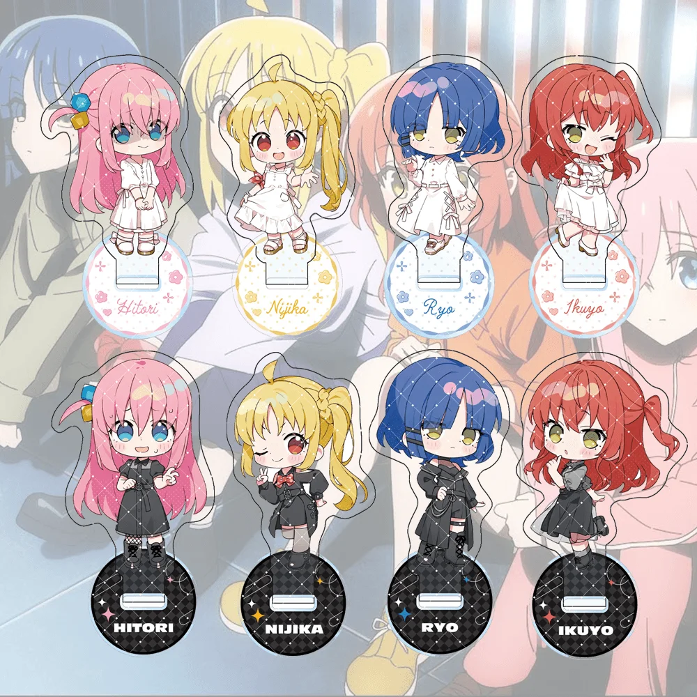 BOCCHI THE ROCK! 10cm Acrylic Stand Keychain Cute Anime Figure Bag Pendant Desktop Decor Collection Gift For Anime Fans
