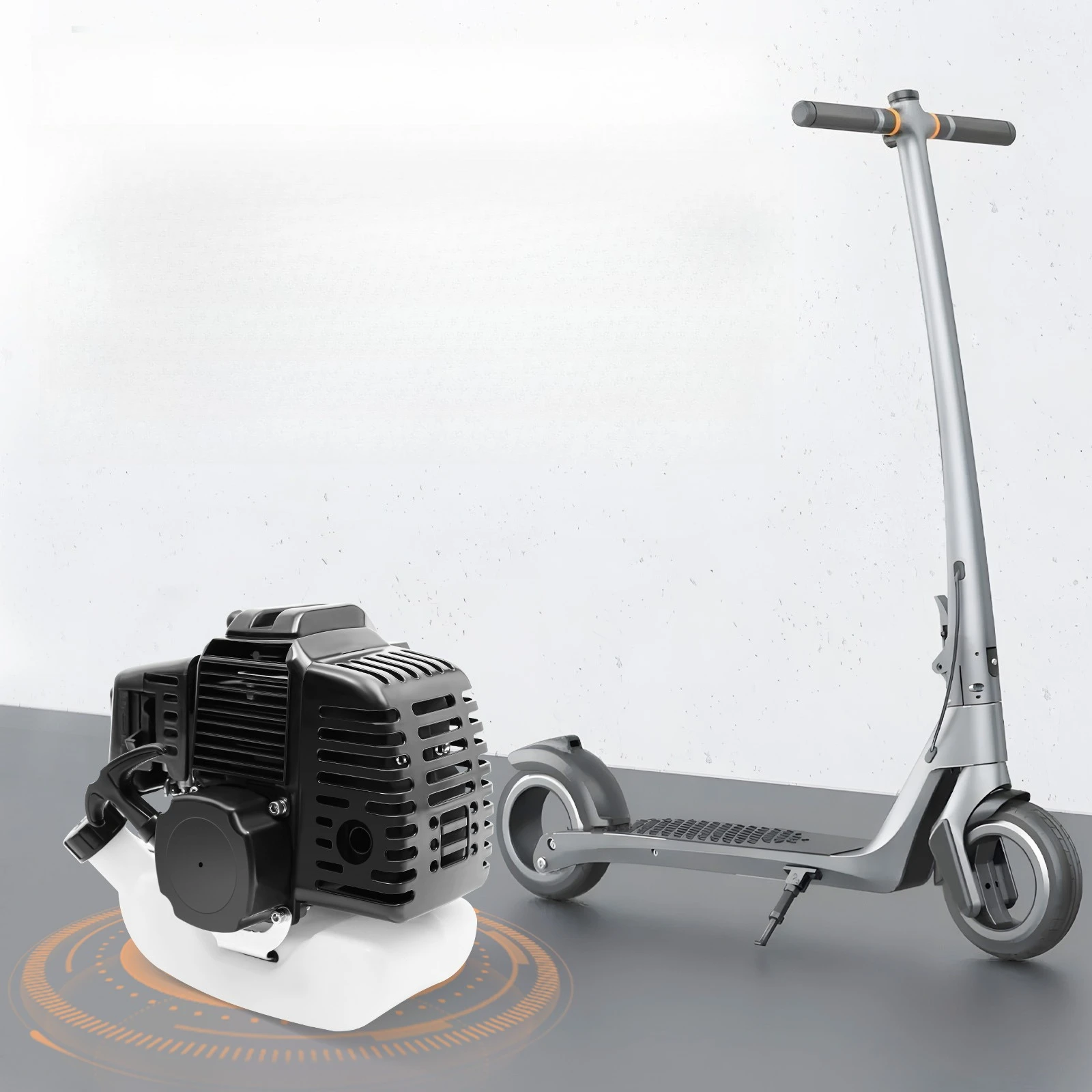 

[2-тактный двигатель 49 куб.см] 2-тактный двигатель объемом 49 куб.см с топливным баком — алюминий — для скутеров, карманных велосипедов — прочный, мощный