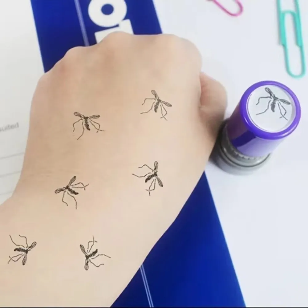 Assorted Stamps Mosquito Stamps Novelty Cartoon Bug Funny Prank Stamp Cool Seal DIY Handcraft Stamp Painting Photo Album