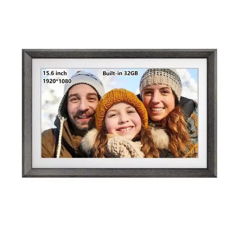 

1920x1080 Large WiFi Picture Frames 32GB Smart Touch Screen Digital Photo Frame