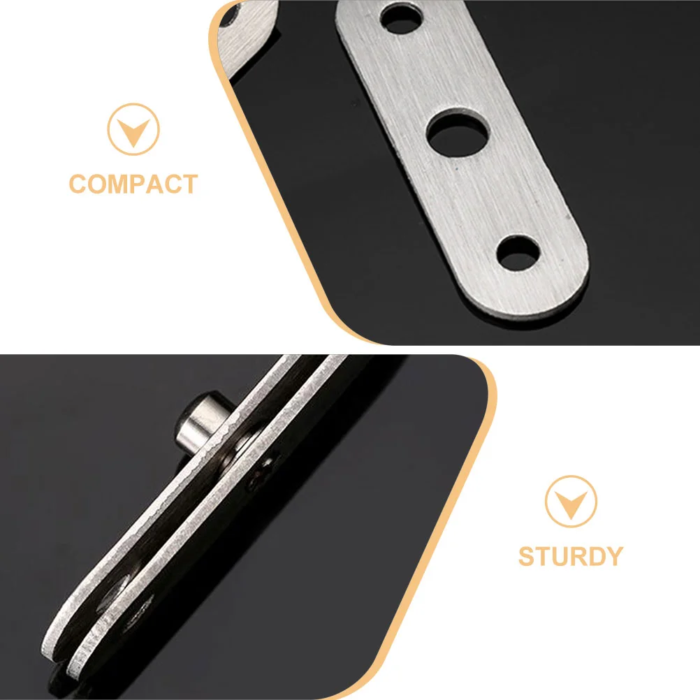 20 Pcs Hidden Hinge Door Hinges Small 360 Degree Pivot Rotation 201 Stainless Steel Rotating
