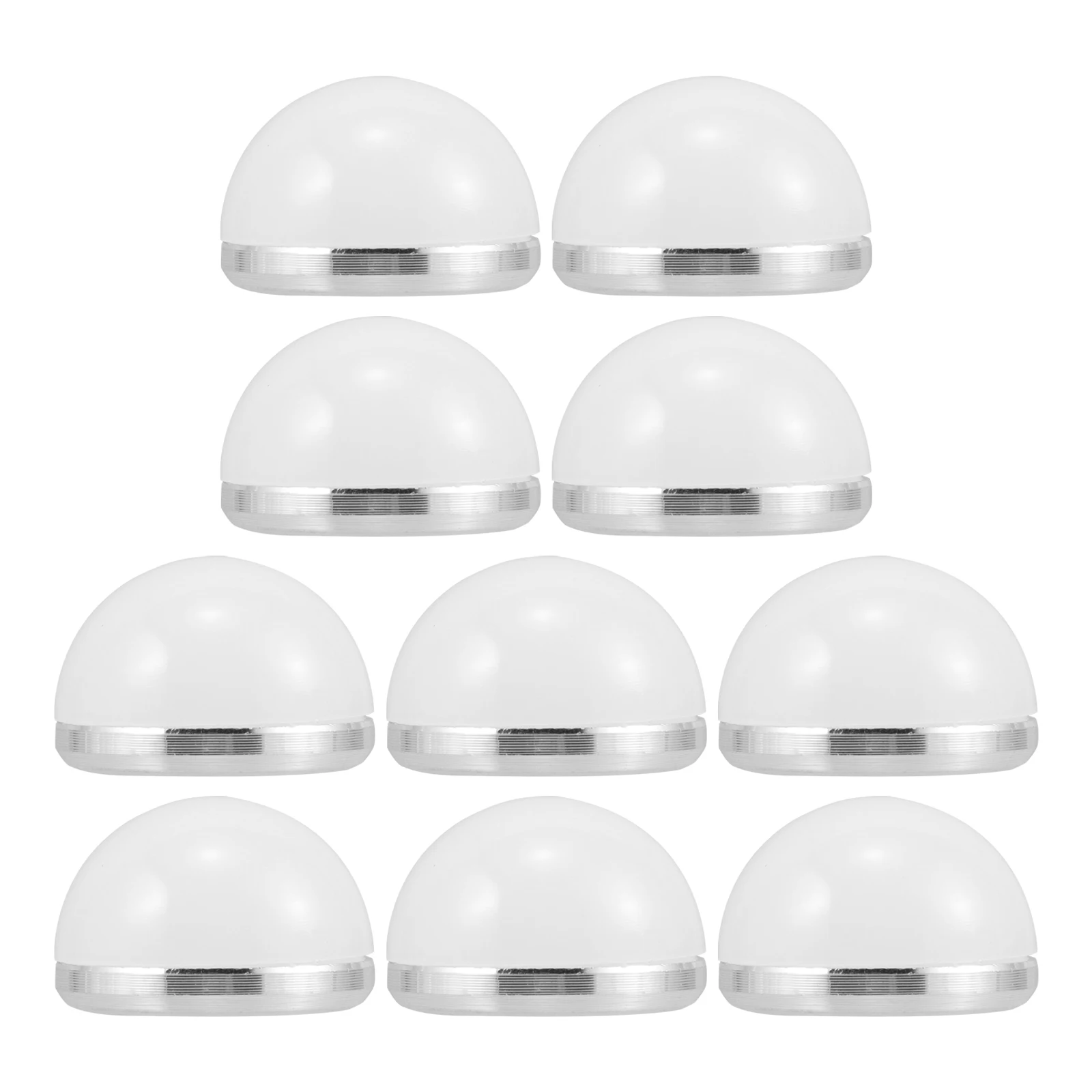 

10pcs Lamp Shade Cover Round Hemispherical Led Bulb Vanity Mirror Light Shades Replacement Bathroom Globes Soft Lighting