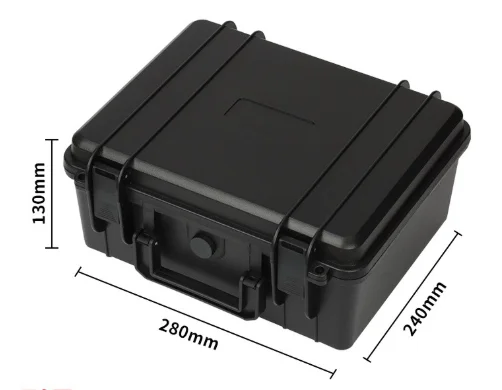 280x240x130mm Toolbox Safety Protector Box Organizer Hardware Storage Impact Resistant Equipment Instrument Tool Case