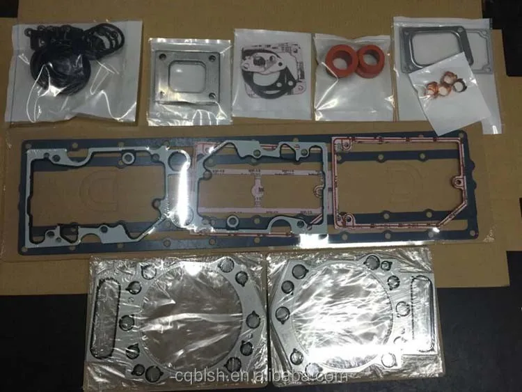 wholesale aftermarket generator set spare parts KTA19 k19 upper and lower engine gasket set 4295803 4295804 for cummins