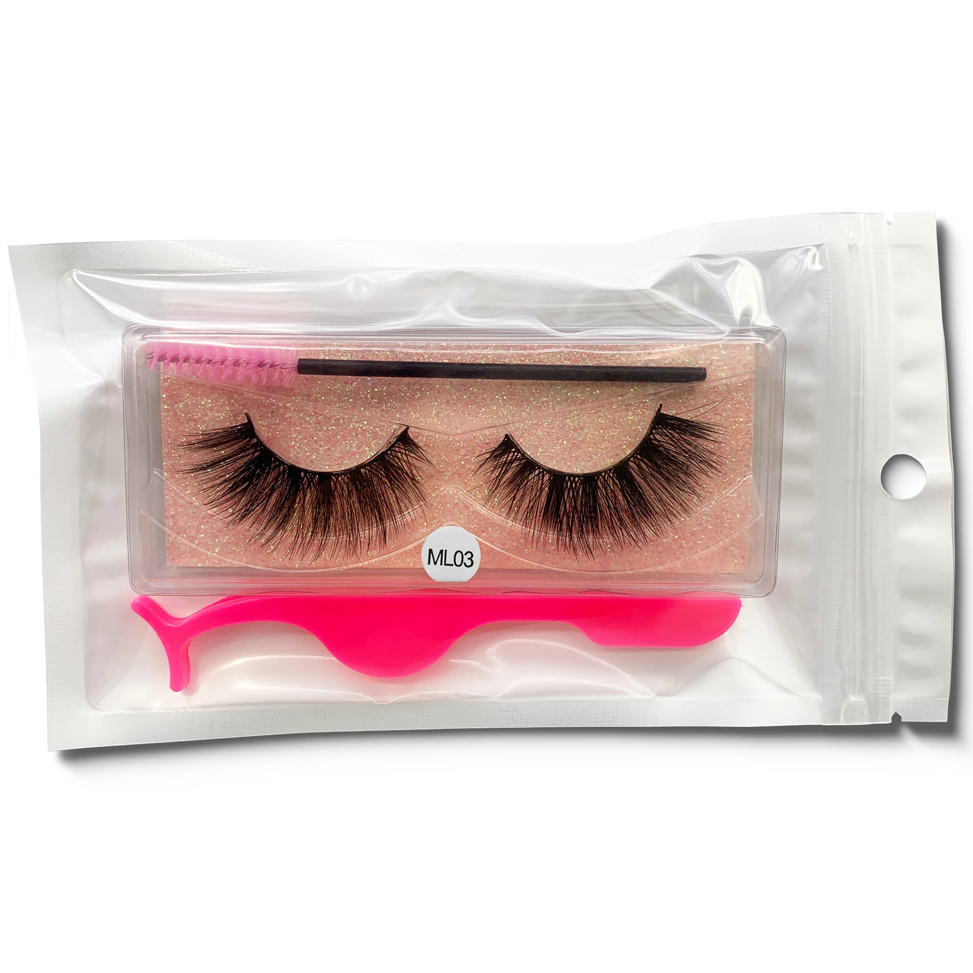 Eyelashes Wholesale Fluffy Mink Lashes 20/100pcs False Lashes In Bulk Mink Eye Lashes Set Eyelash Bulk