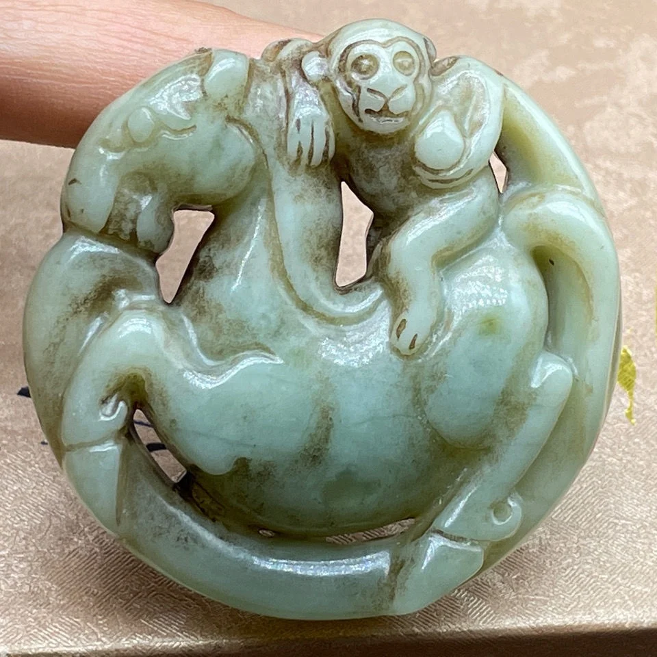 Ming and Qing High Ancient Jade, Picking up Leaks, Artifacts,  Stones, Jade Beads, Hanging Pendant, Immedia