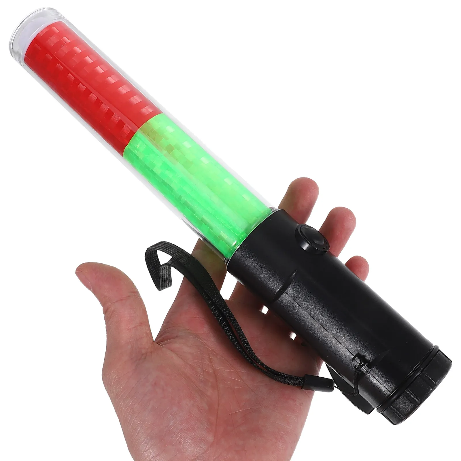 Traffic LED Stick 26Cm Portable Warning Flashing Torch Magnetic Hook Handheld Light Wand for Traffic Management Night Signal